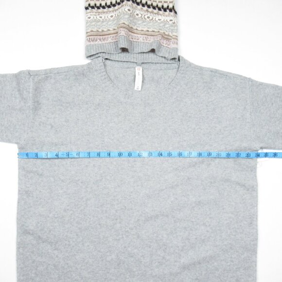 Anthropologie Daily Practice Turtleneck Sweater Dress Grey Motif Medium - Picture 5 of 12